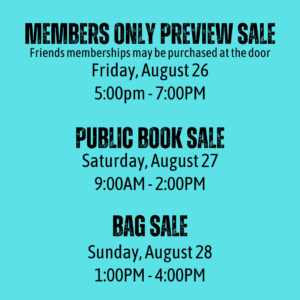 book sale hours